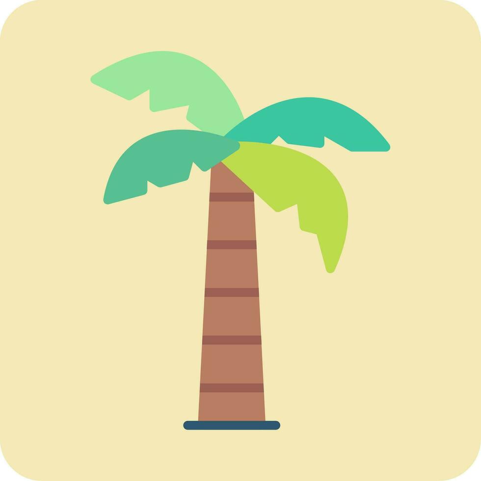 icono de vector de árbol de Palma