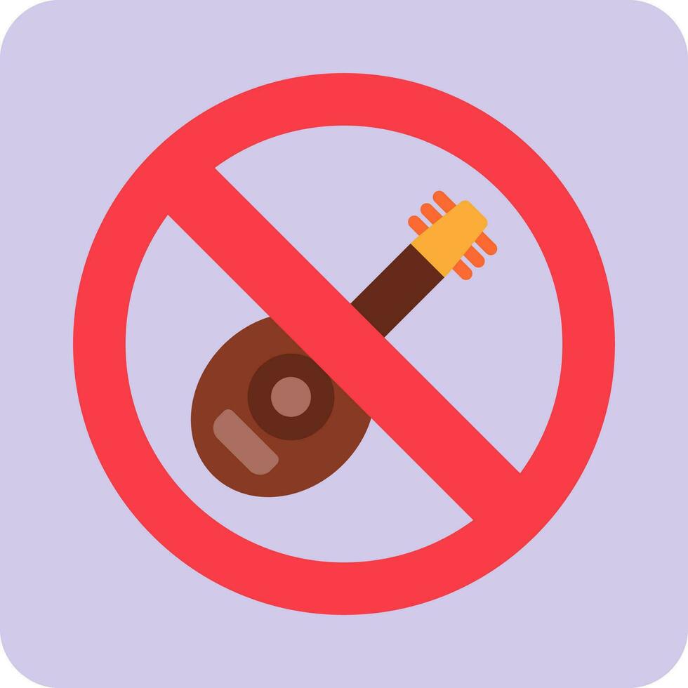 No Lute Vector Icon