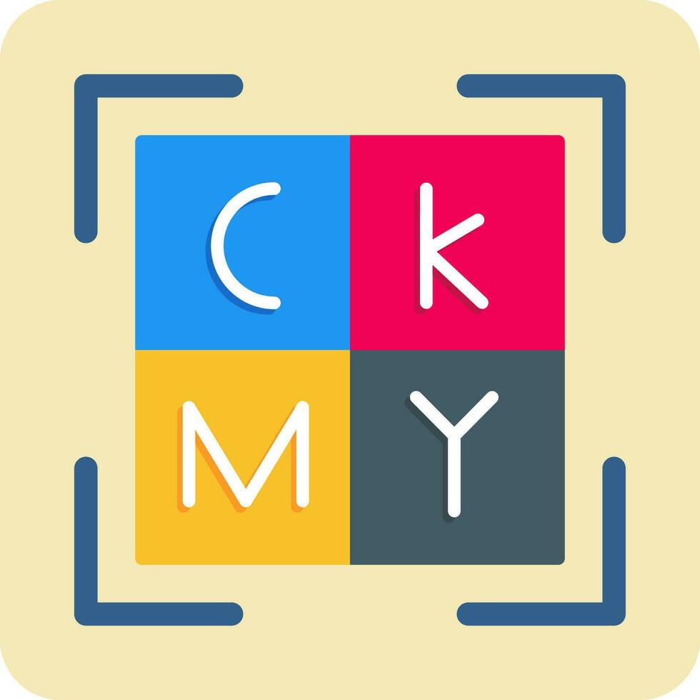 Cmyk Vector Icon