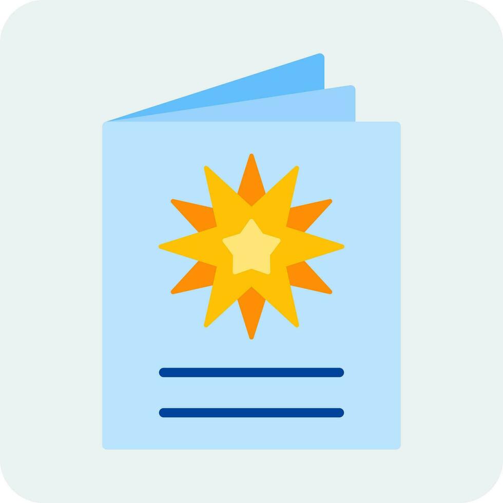 Greeting Card Vector Icon