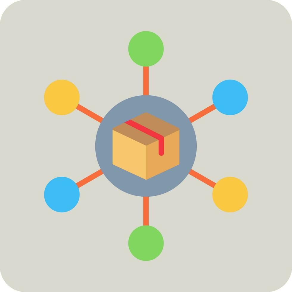 Distribution Center Vector Icon