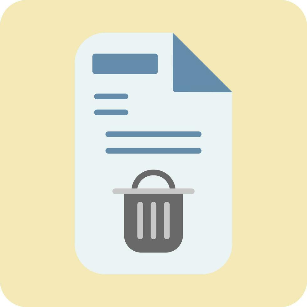 Delete Button Vector Icon