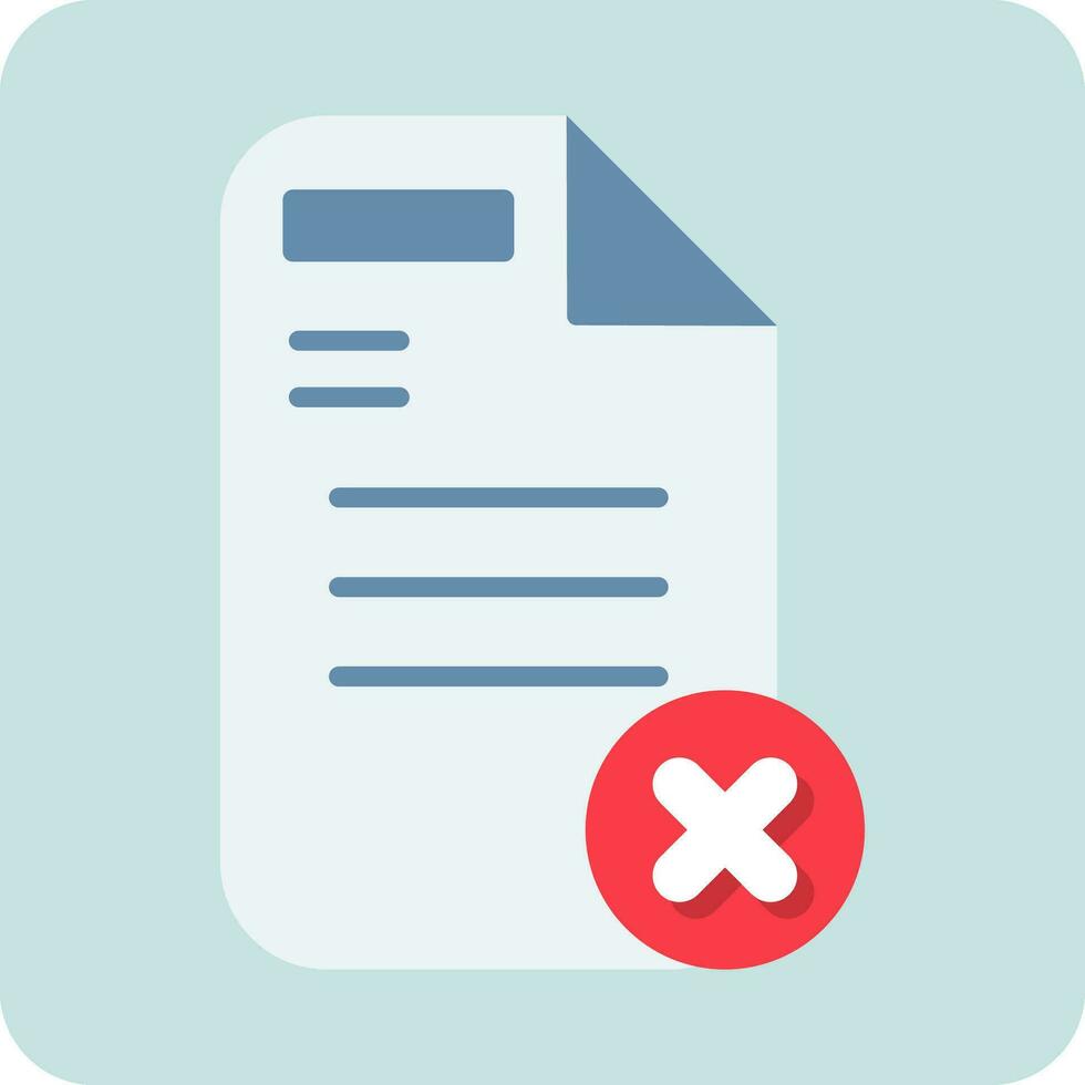 Delete Button Vector Icon