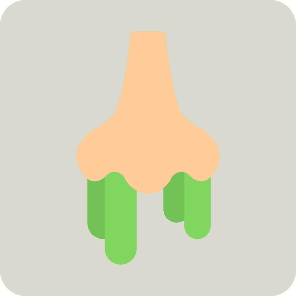 Runny Nose Vector Icon