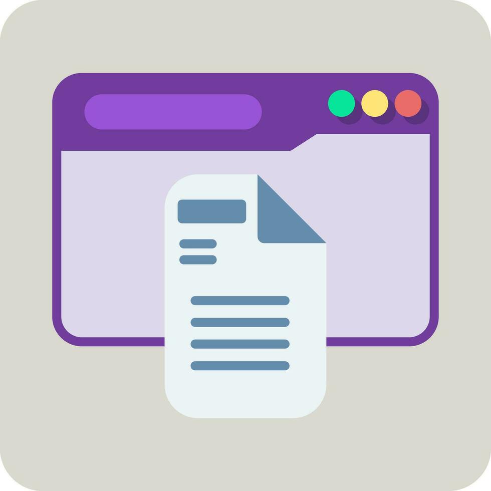 Document Vector Icon