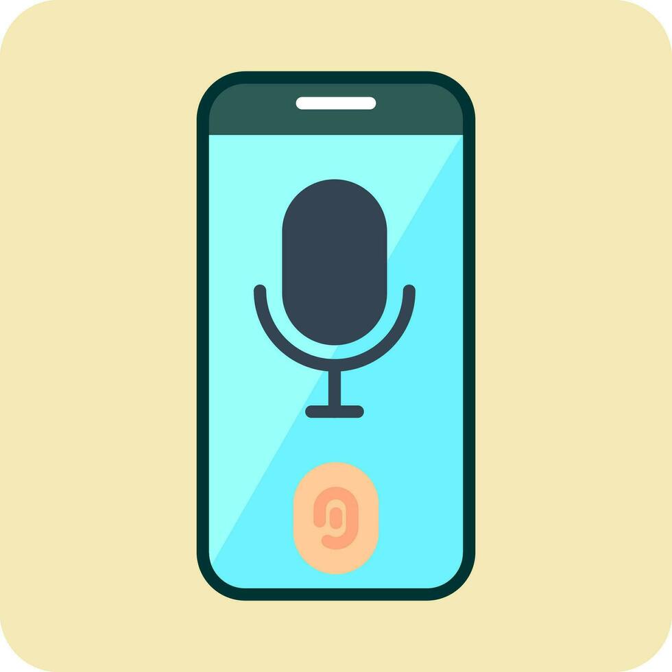 Voice Recognition Vector Icon