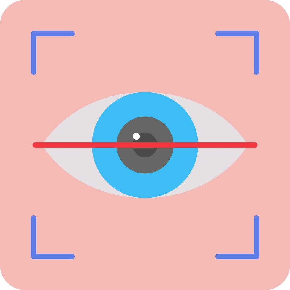 Eye Scan Vector Icon