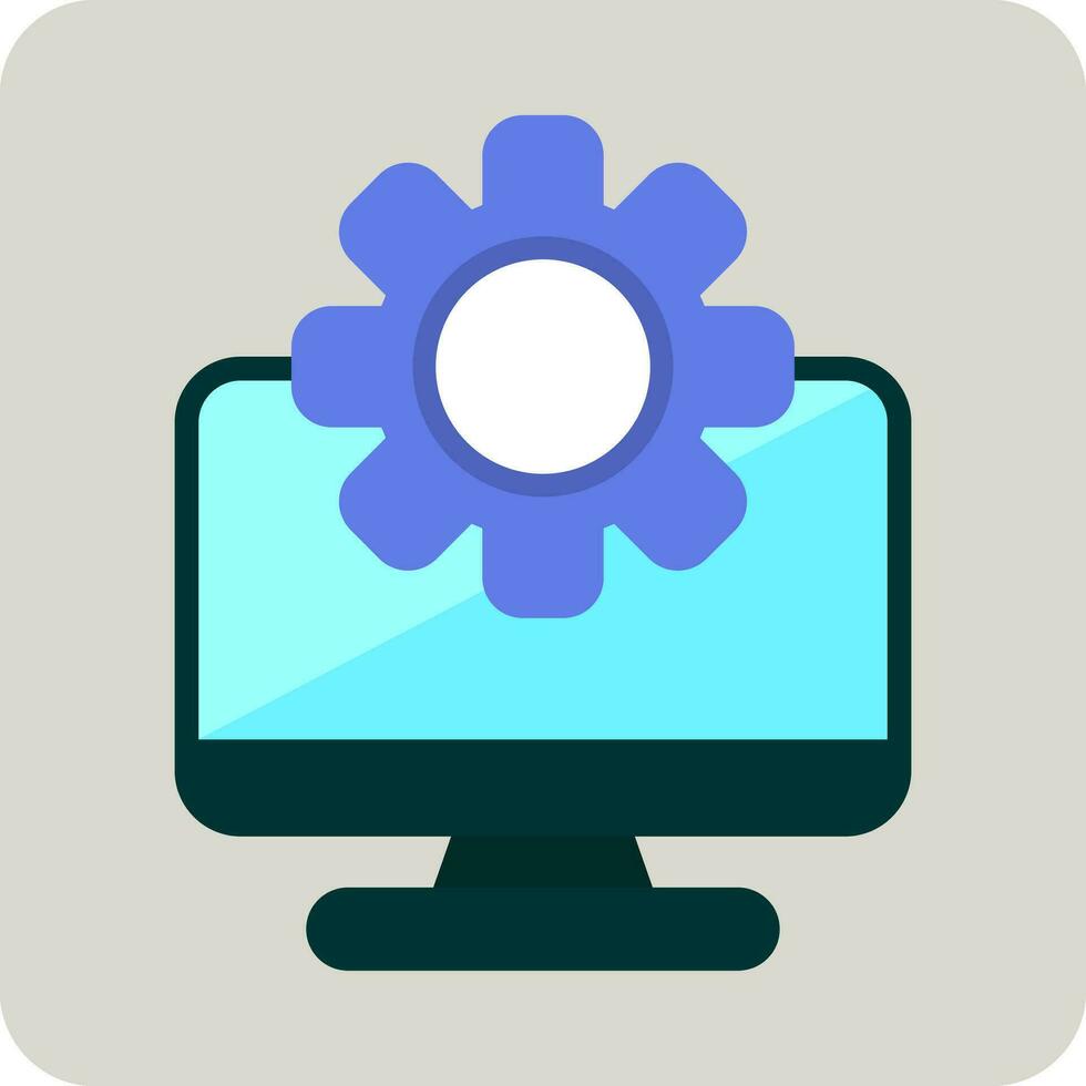 Computer Vector Icon