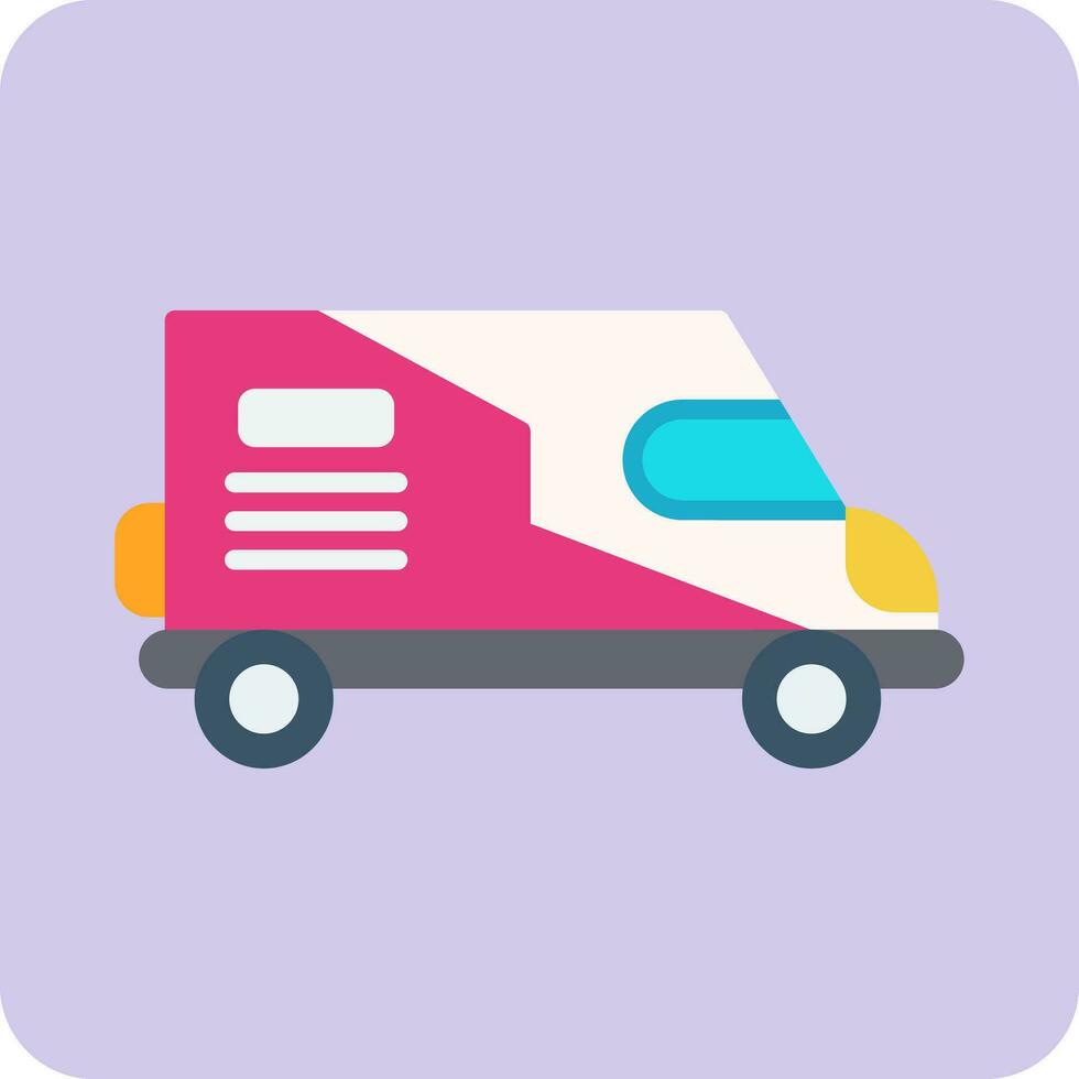 Minivan Vector Icon