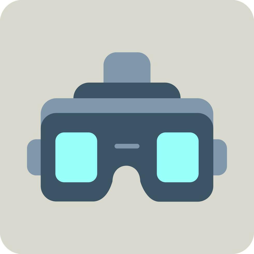 icono de vector de gafas vr