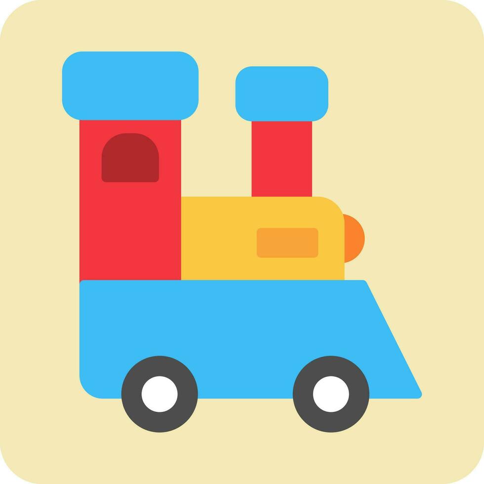 Toy Train Vector Icon