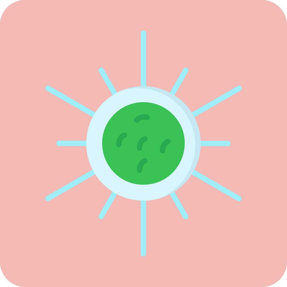 golenkinia radiata Vector Icon