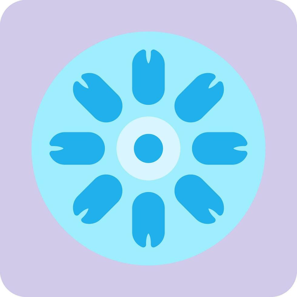 Centric Diatom Vector Icon