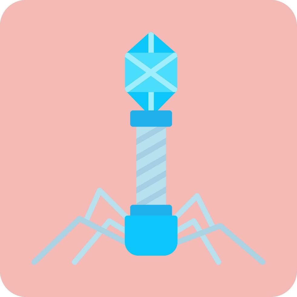 Bacteriophage Vector Icon