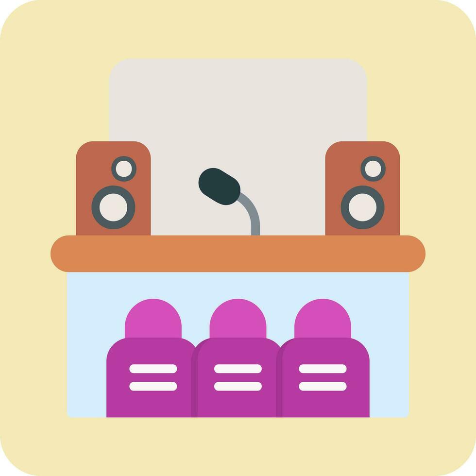 Stage Vector Icon