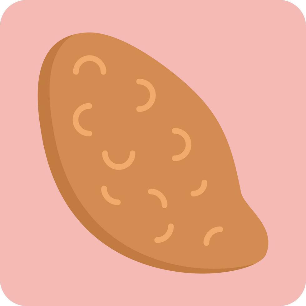 Sweet Potato Vector Icon