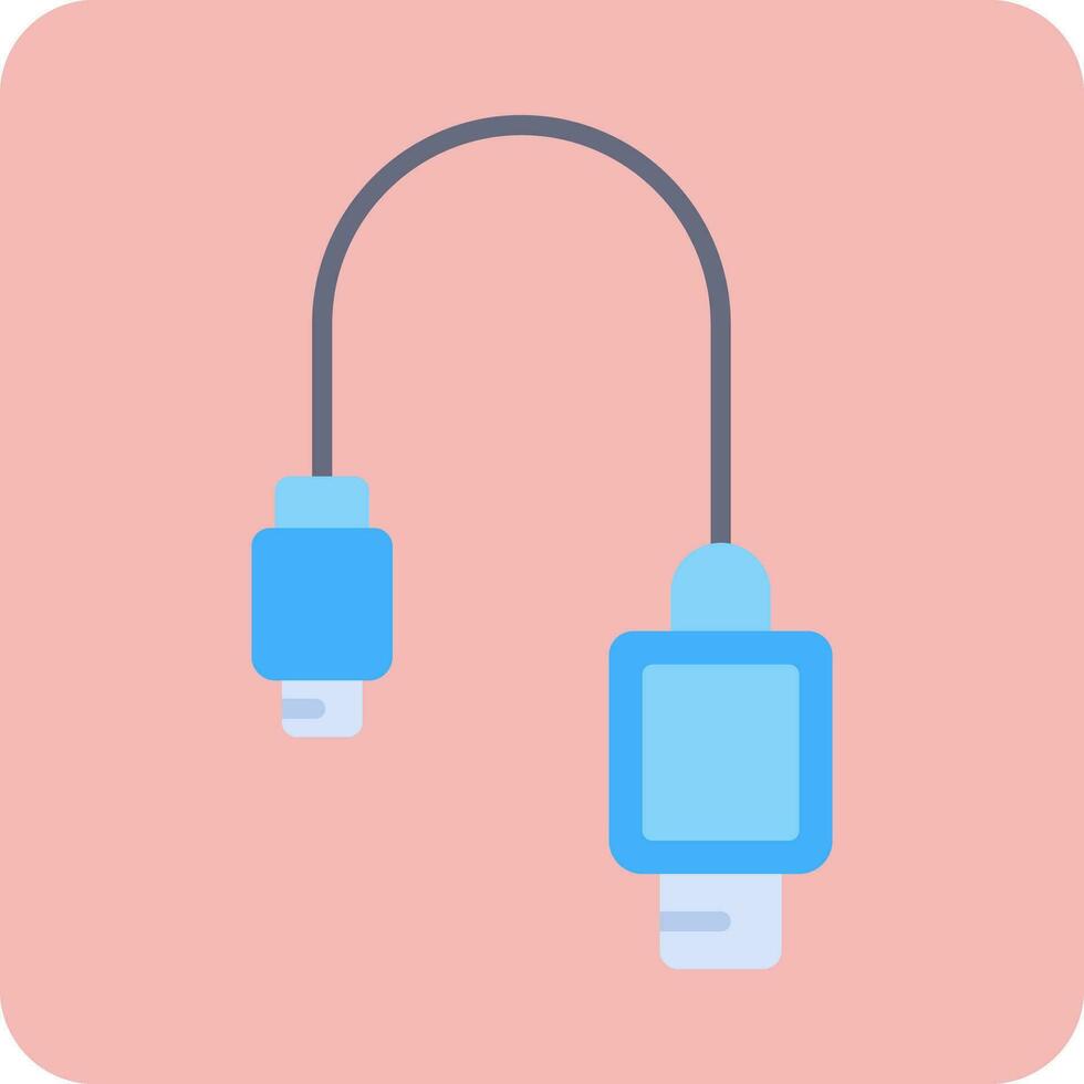 Usb Cable Vector Icon