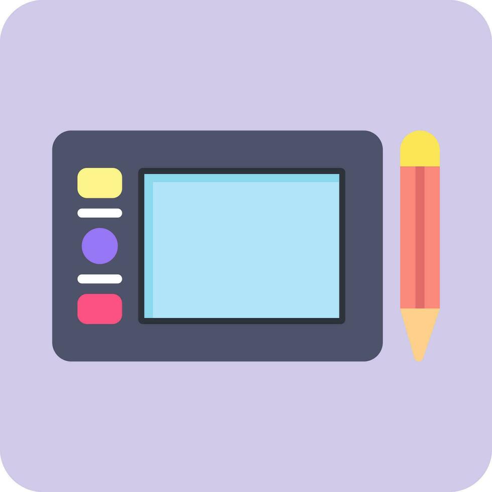 Graphic Tablet Vector Icon