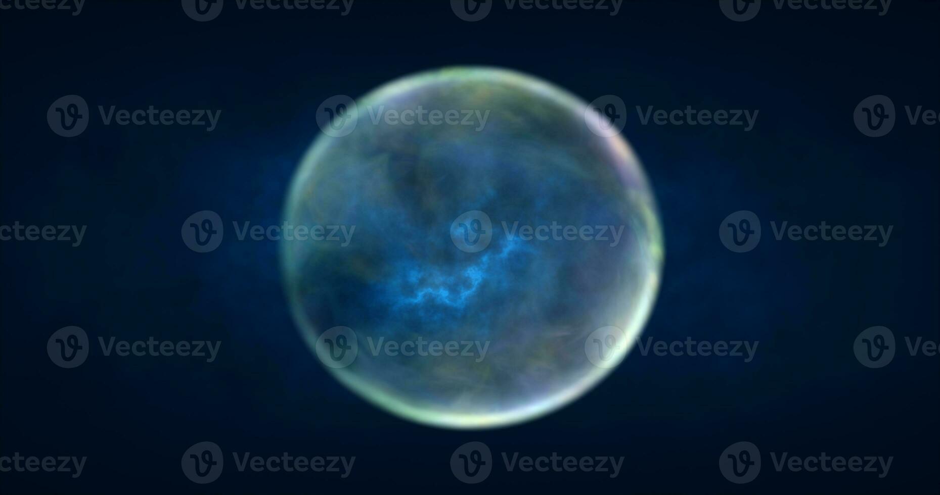 Abstract energy sphere round glowing magical digital futuristic space background photo