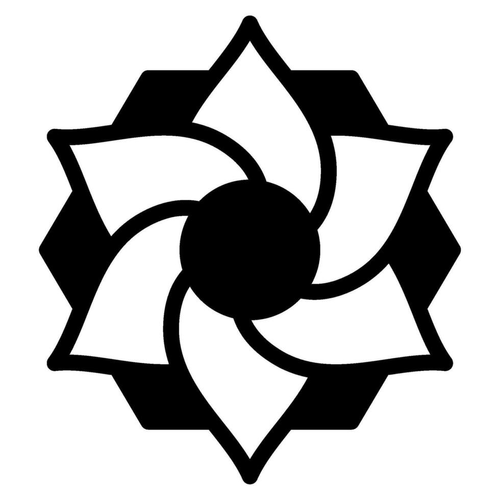 Rangoli Icon Illustration for web, app, infographic, etc vector