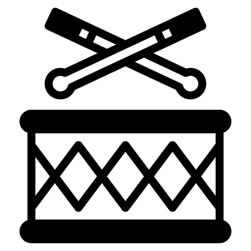 Drum Dhol Icon Illustration for web, app, infographic, etc vector