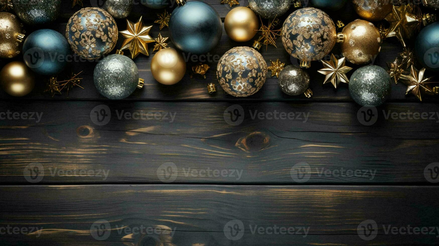 Christmas New Year holiday decorations toys and Christmas decorations balls, background photo