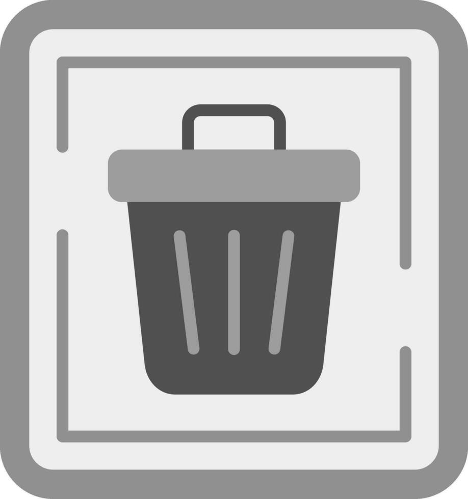 Trash Sign Vector Icon