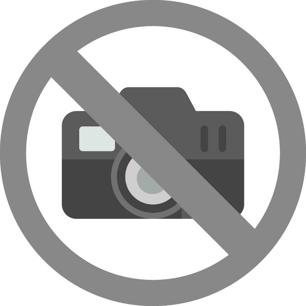 No Camera Vector Icon