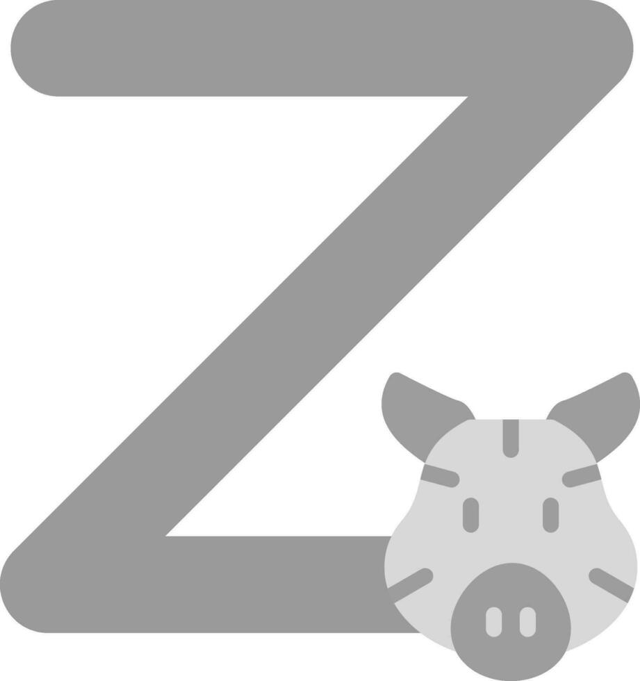 Capital Z Vector Icon