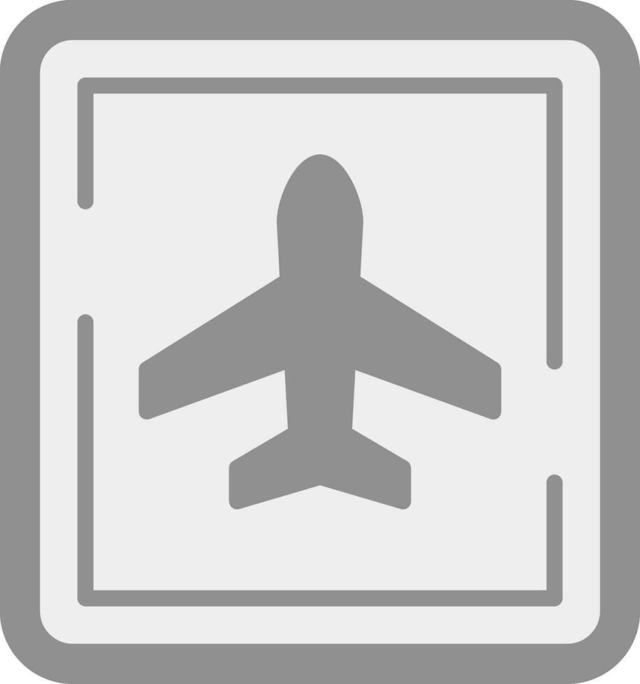 Airport Sign Vector Icon