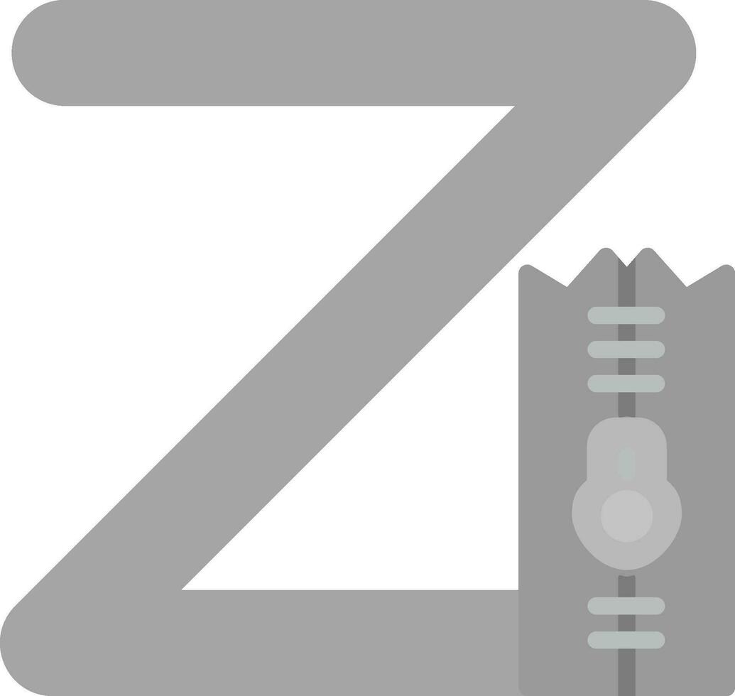 Small Z Vector Icon