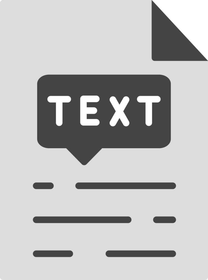 Text Vector Icon