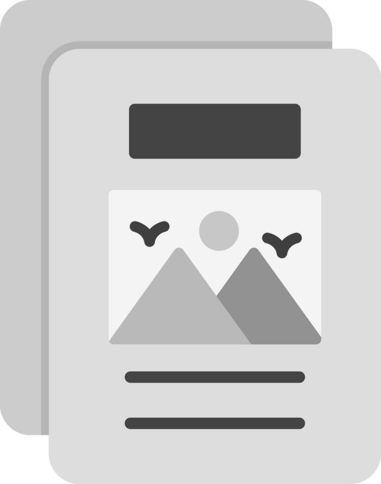 Brochure Vector Icon