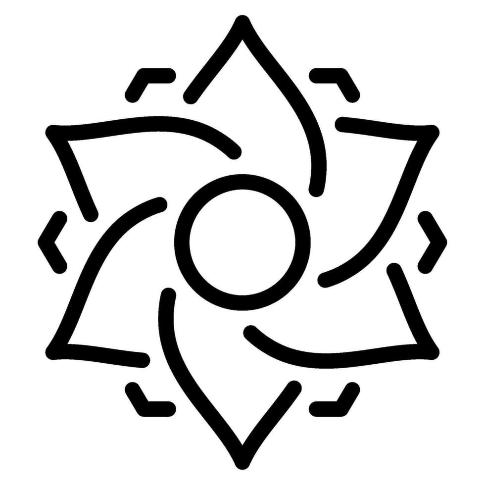 Rangoli Icon Illustration for web, app, infographic, etc vector