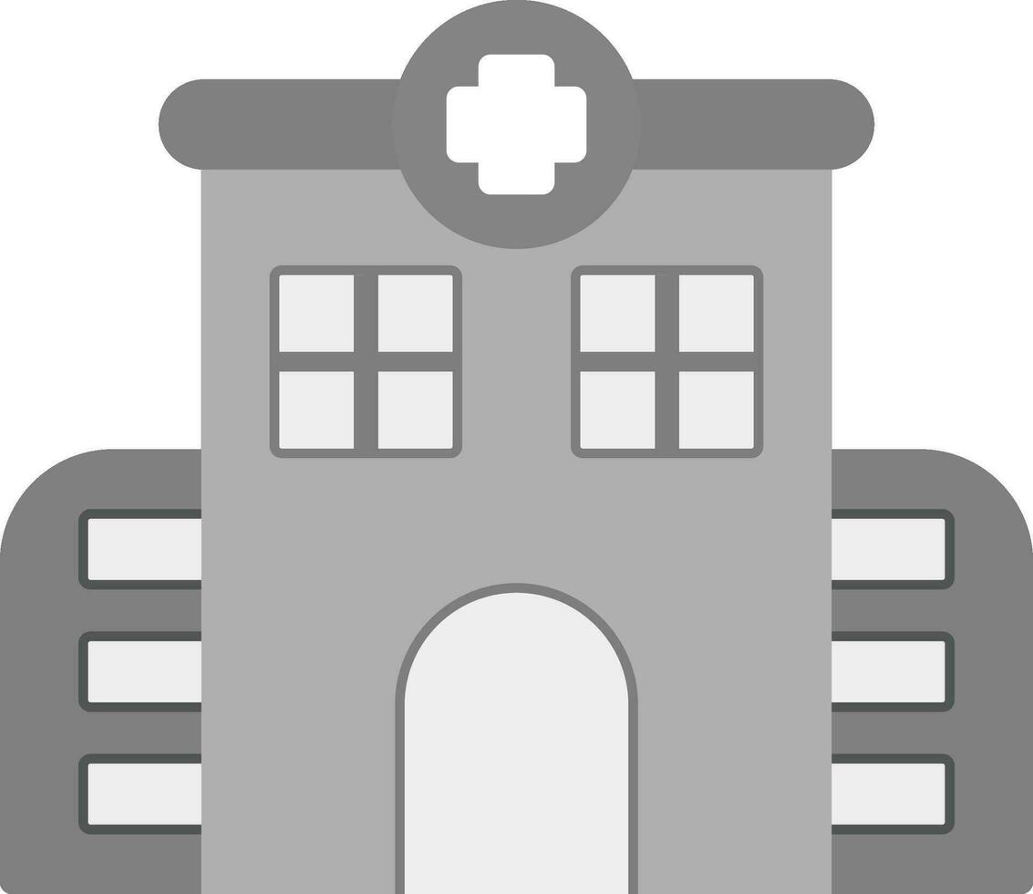 icono de vector de hospital