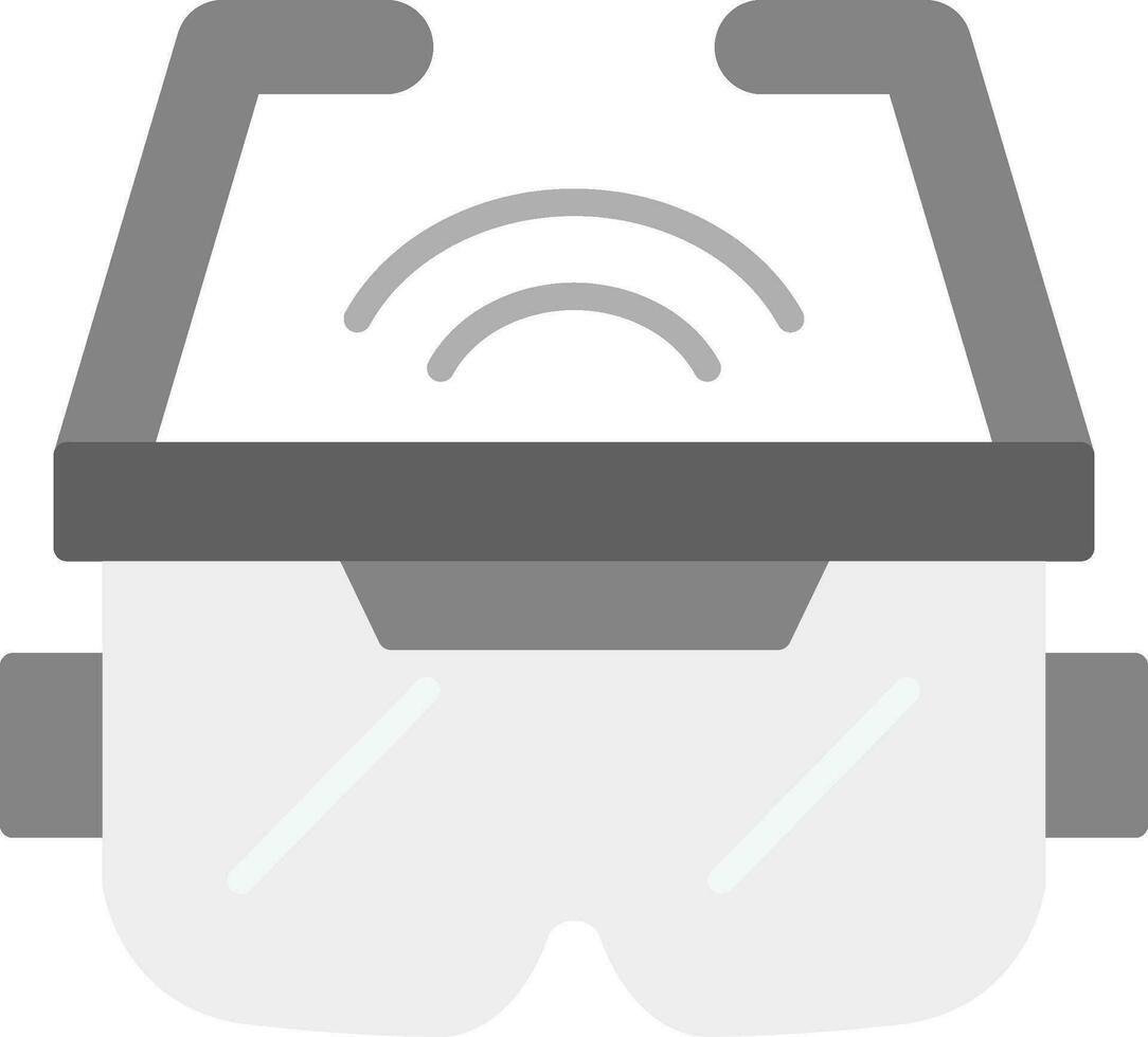 icono de vector de gafas ar