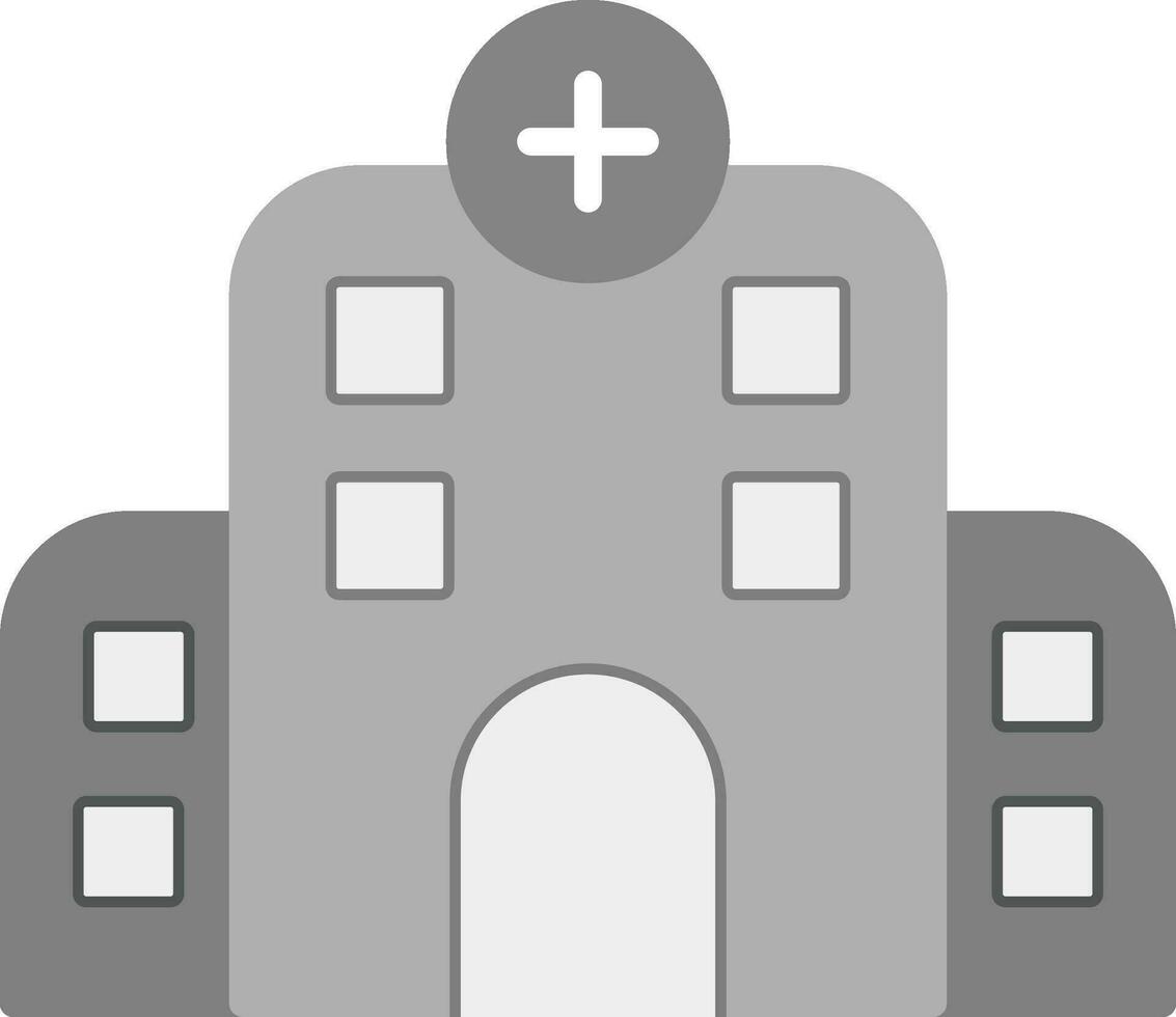 icono de vector de hospital