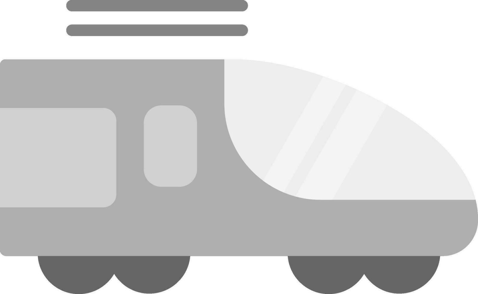 alto velocidad tren vector icono