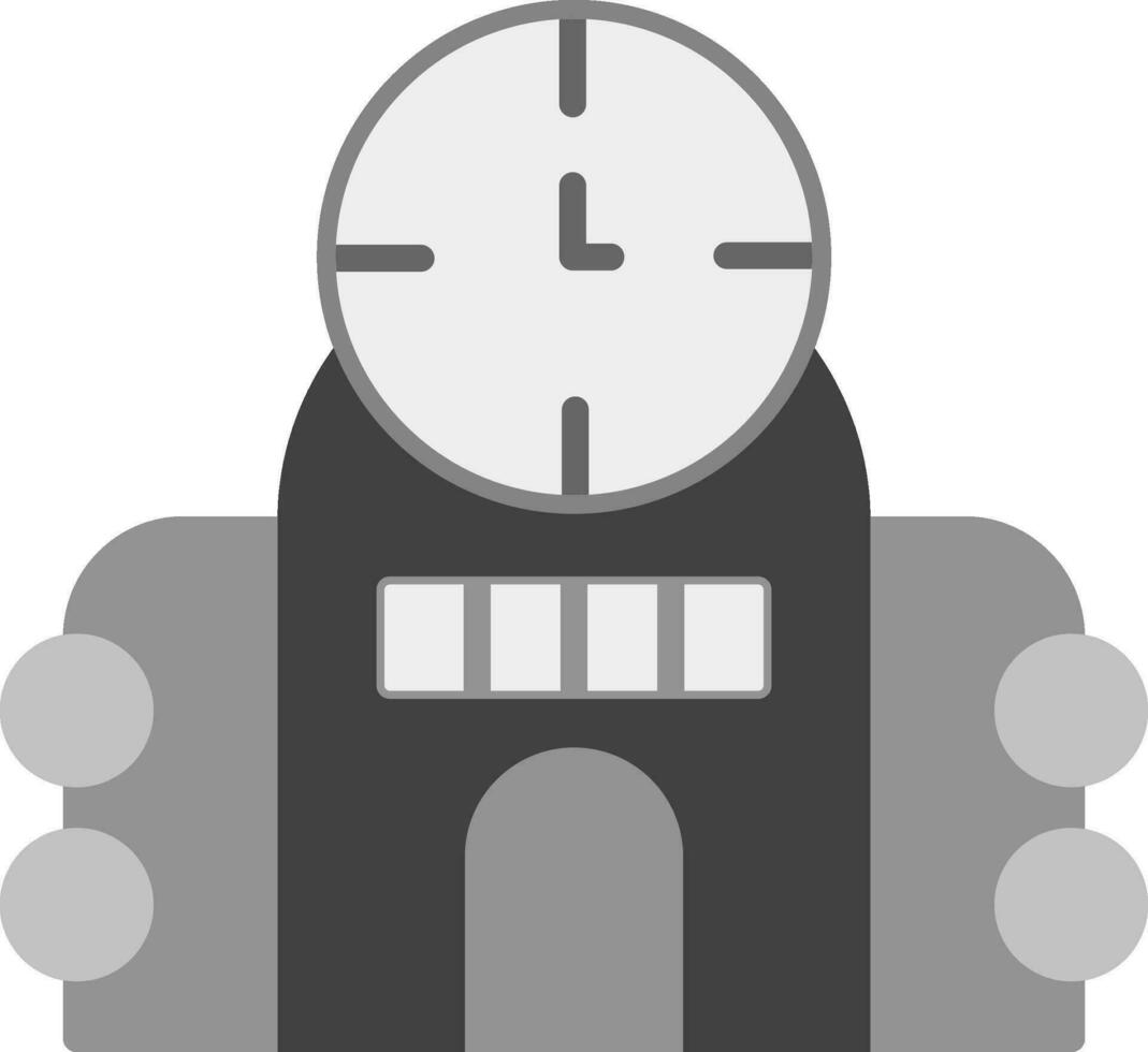 hora máquina vector icono