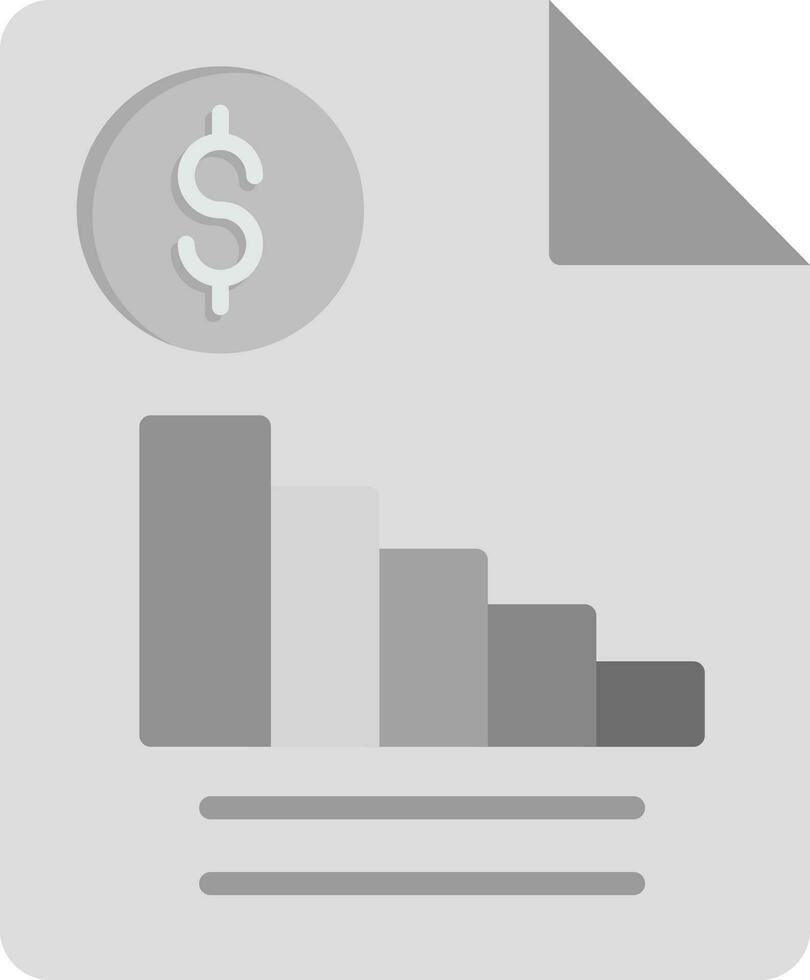 Financial Report Vector Icon