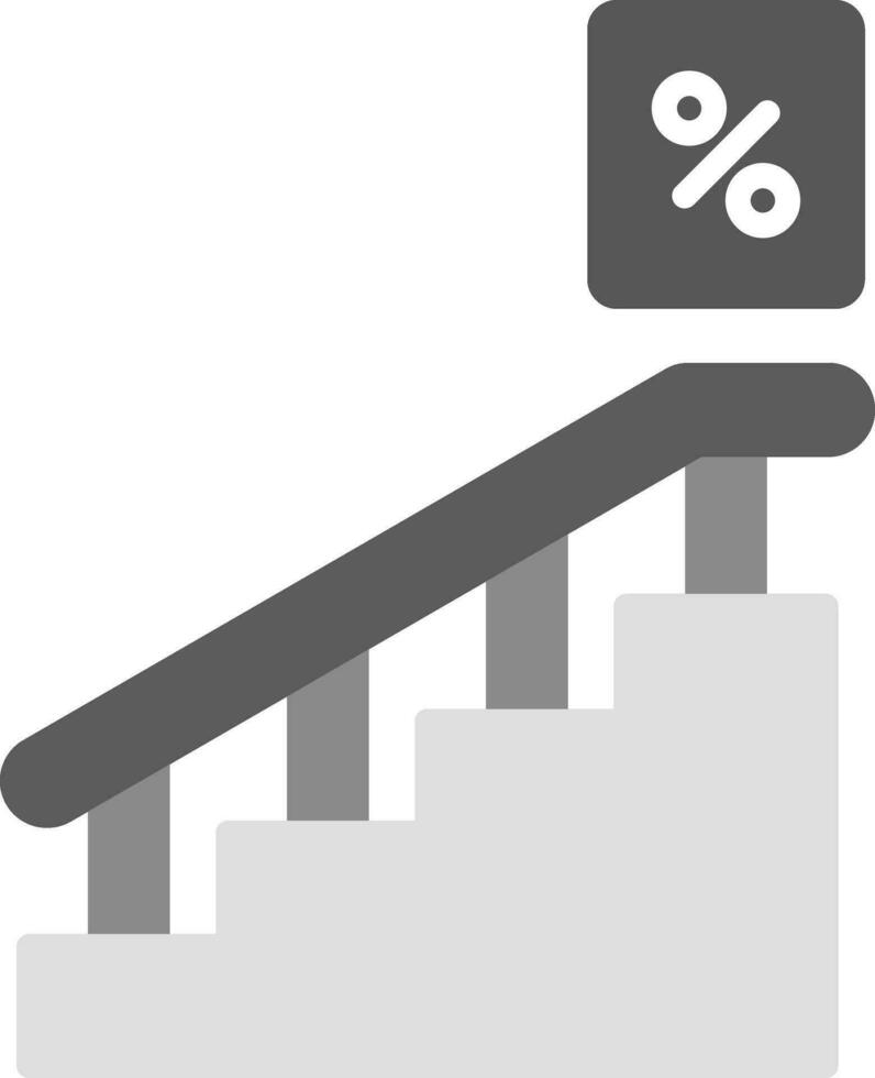 icono de vector de escaleras