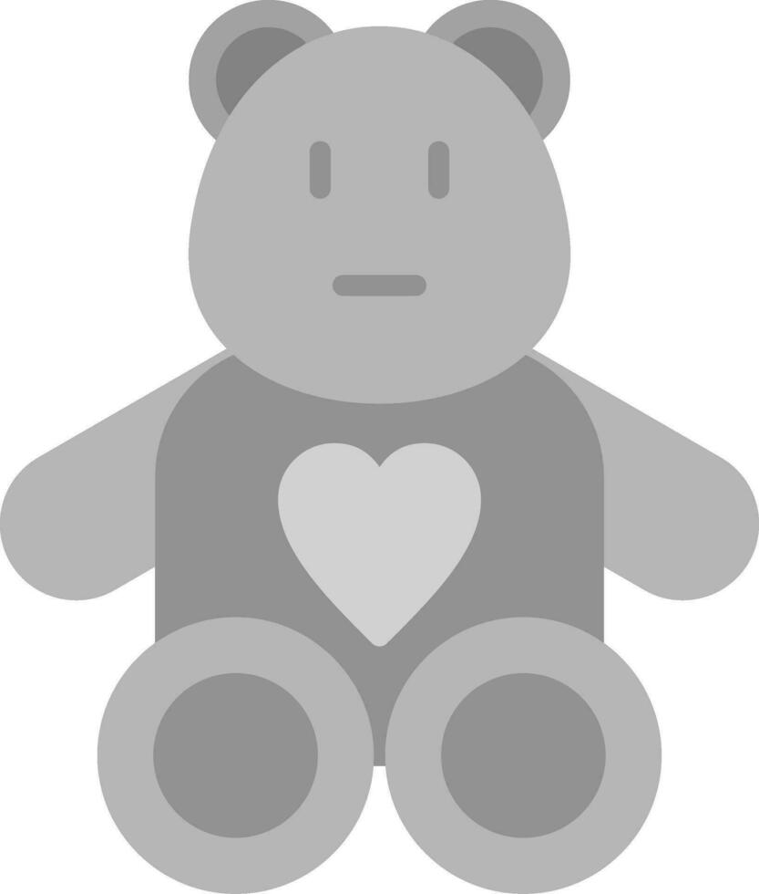 icono de vector de oso de peluche