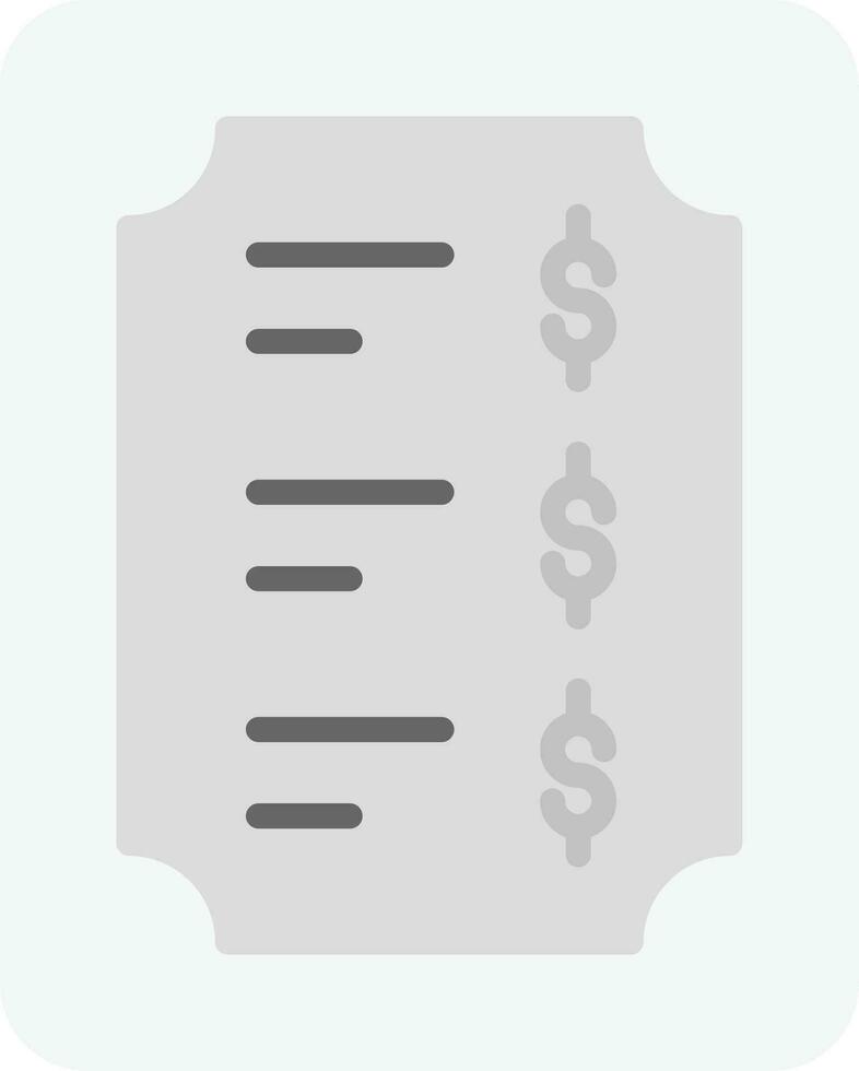 Price List Vector Icon