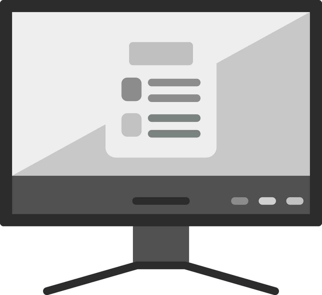 Computer Vector Icon