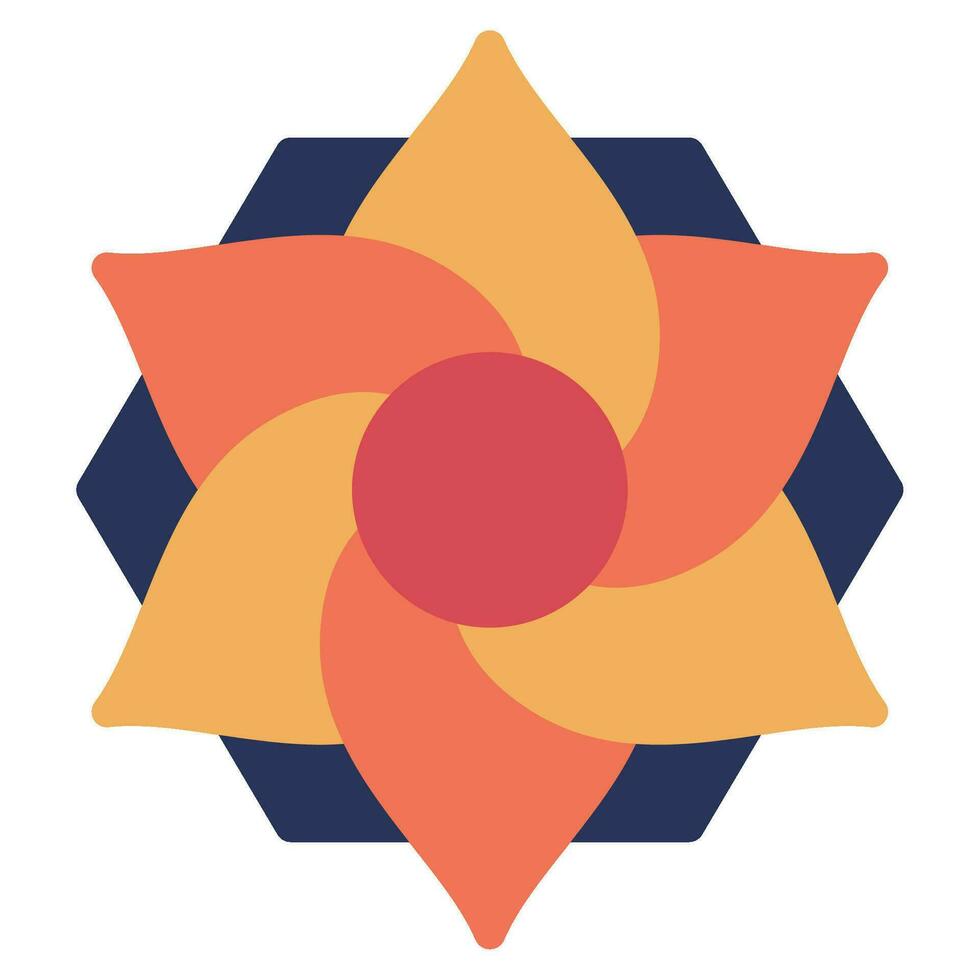 Rangoli Icon Illustration for web, app, infographic, etc vector