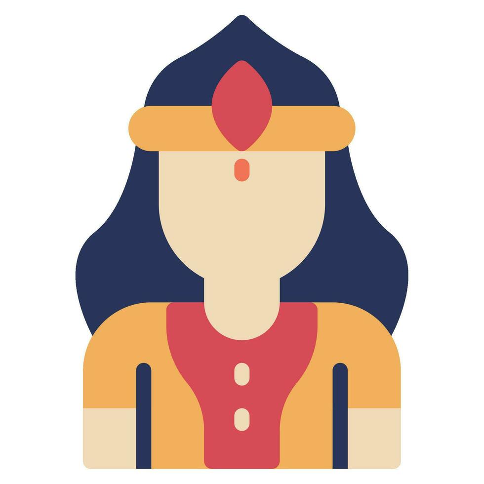 Parvati Icon Illustration for web, app, infographic, etc vector
