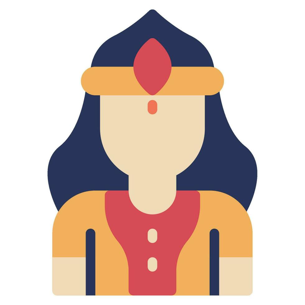 Parvati Icon Illustration for web, app, infographic, etc vector