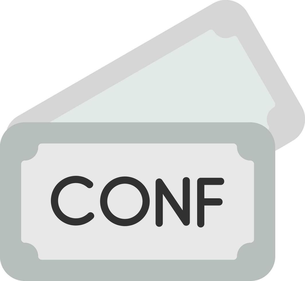 Ticket Vector Icon