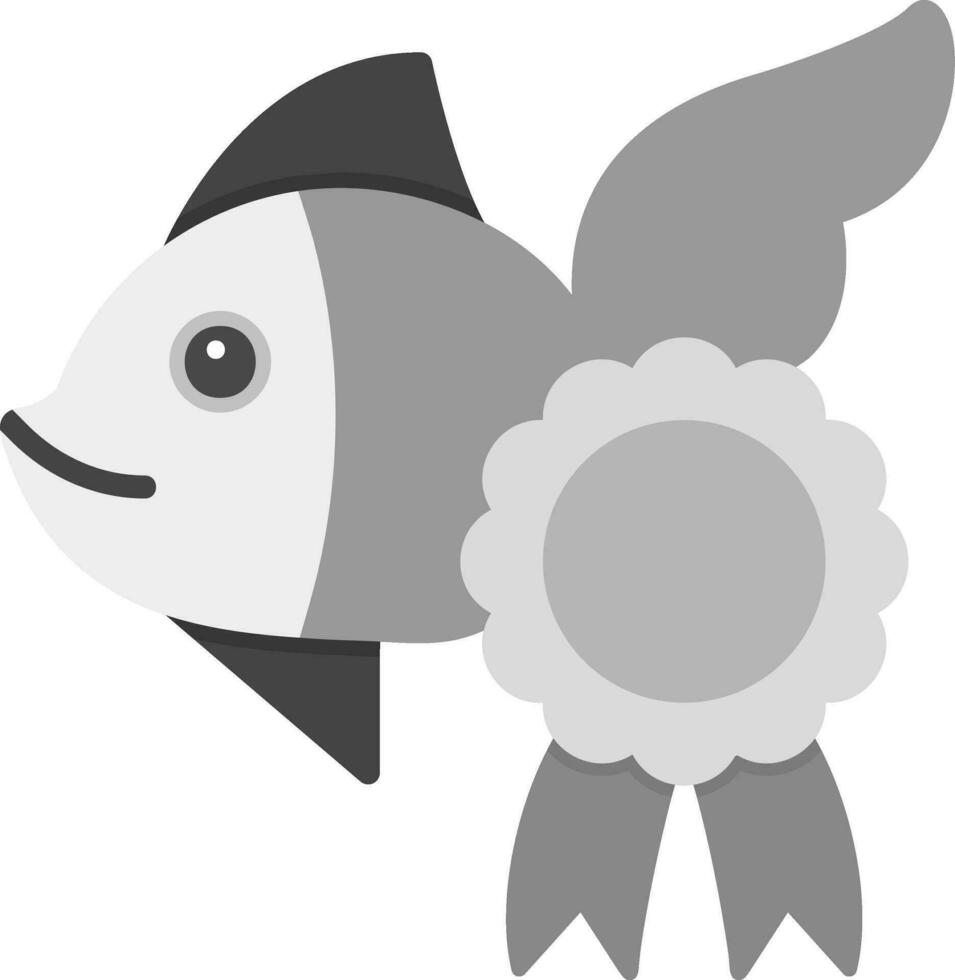 icono de vector de pescado