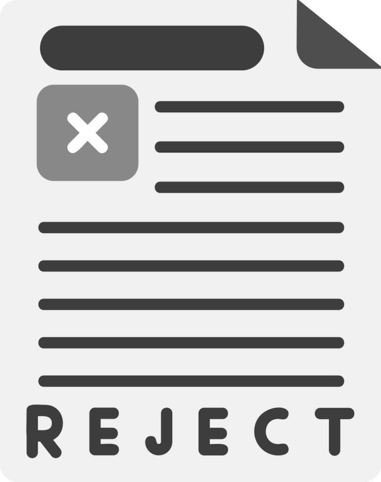 Reject Vector Icon